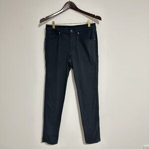 Lululemon ABC Pants Mens Size 28 Warpstreme Athletic Chino Dark Gray 5 Pocket
